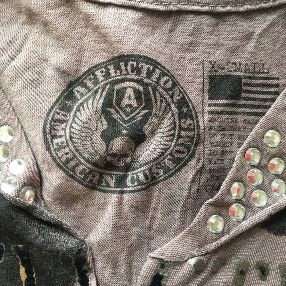 EWC Affliction t shirt - Picture 3 of 4